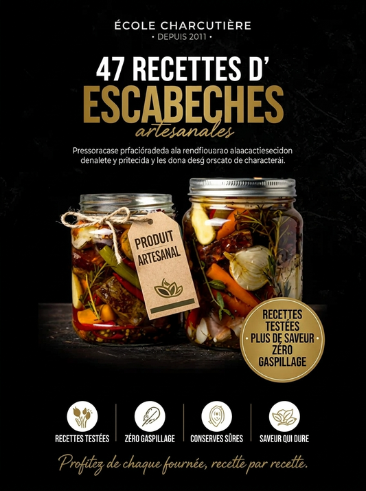 +47 RECETTES PREMIUM D'ESCABÈCHES ARTISANALES -60 %